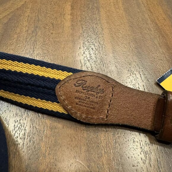 Rugby Ralph Lauren 34" Woven Belt - Picture 3 of 4
